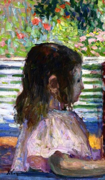 Child's Head In Profile by Henri Lebasque