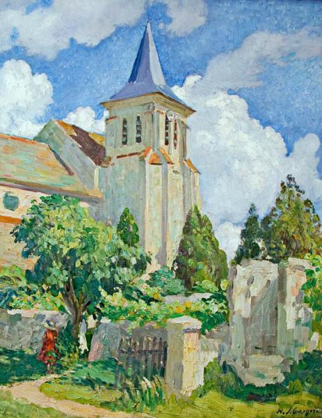 Church At Montevrain by Henri Lebasque