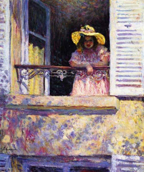 Fillette à La Fenêtre by Henri Lebasque