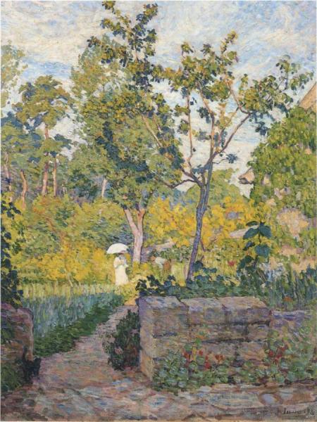 Garden At Champigny by Henri Lebasque