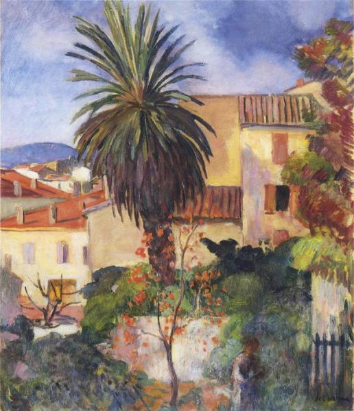 Garden At St Tropez by Henri Lebasque