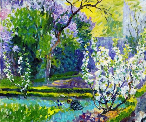 Garden In Spring by Henri Lebasque