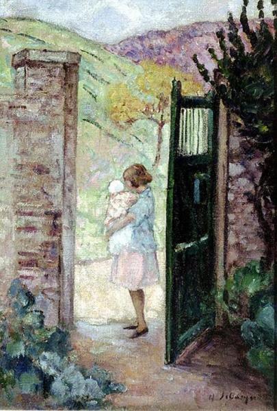 Girl By The Gate by Henri Lebasque