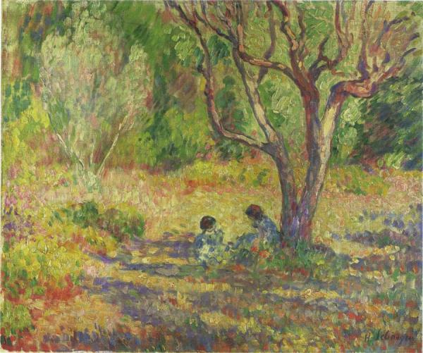 In The Garden by Henri Lebasque
