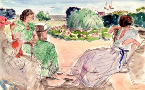 In The Garden by Henri Lebasque