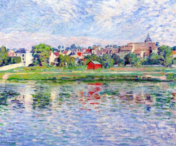 Lagny, Banks Of The Marne by Henri Lebasque