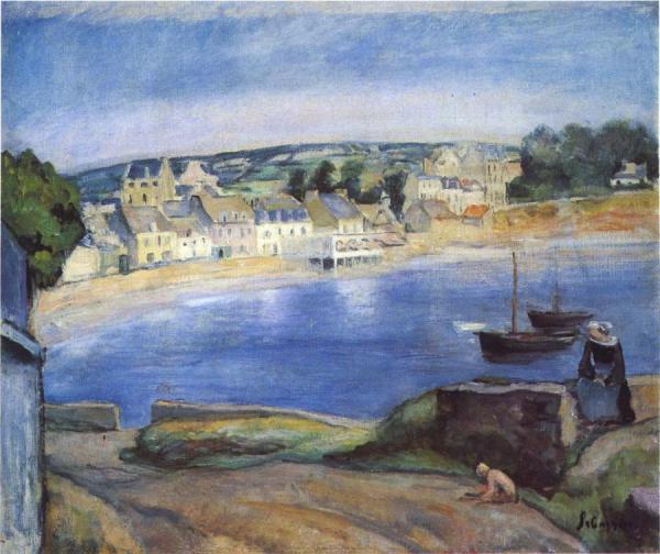 Landscape Of Brittany In Miget by Henri Lebasque