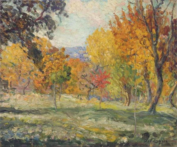 Lanscape With Trees by Henri Lebasque