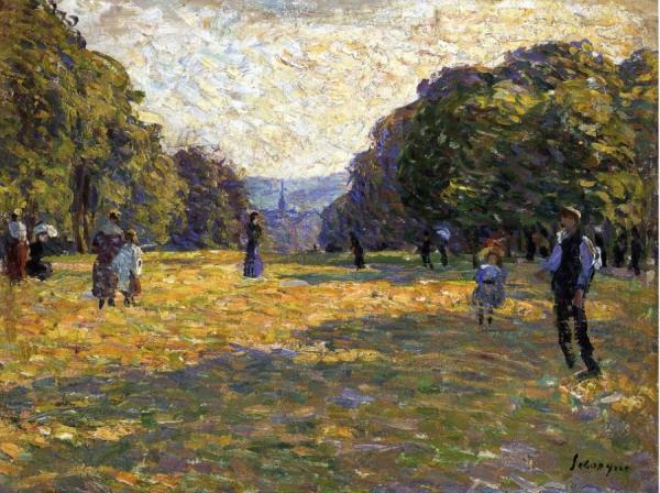 Le Parc Monceau by Henri Lebasque