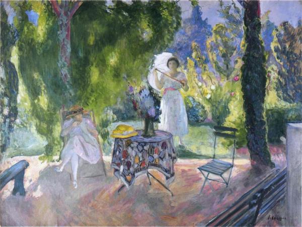 Lunch In The Garden by Henri Lebasque