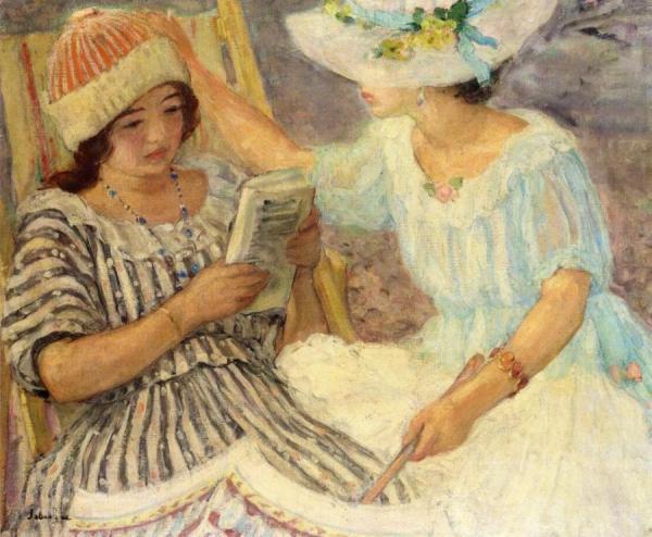 Marthe And Nono by Henri Lebasque