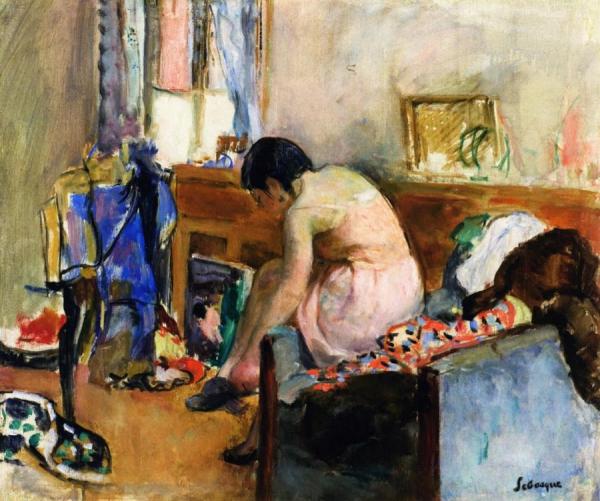Model In The Studio by Henri Lebasque