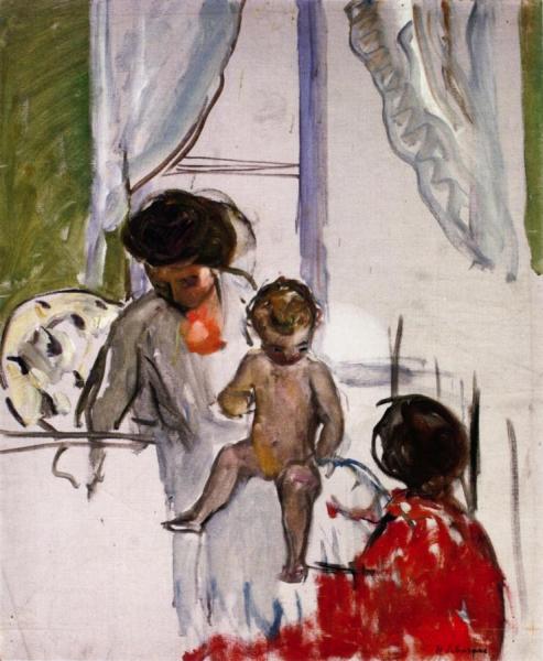 Mother And Child by Henri Lebasque