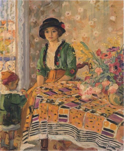 Mother And Child by Henri Lebasque