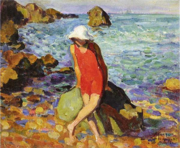 Nono By The Sea by Henri Lebasque