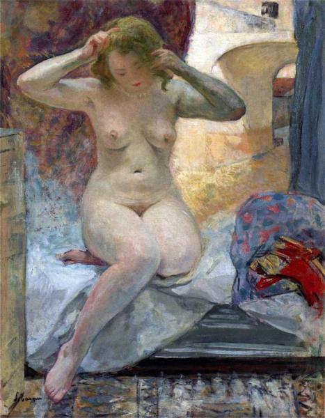 Nude In Cannes by Henri Lebasque