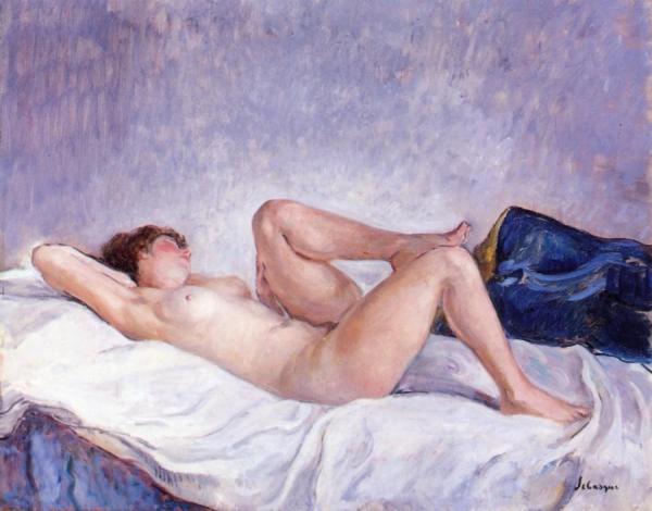 Nude Lying Down by Henri Lebasque