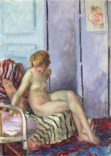 Nude On A Chair by Henri Lebasque