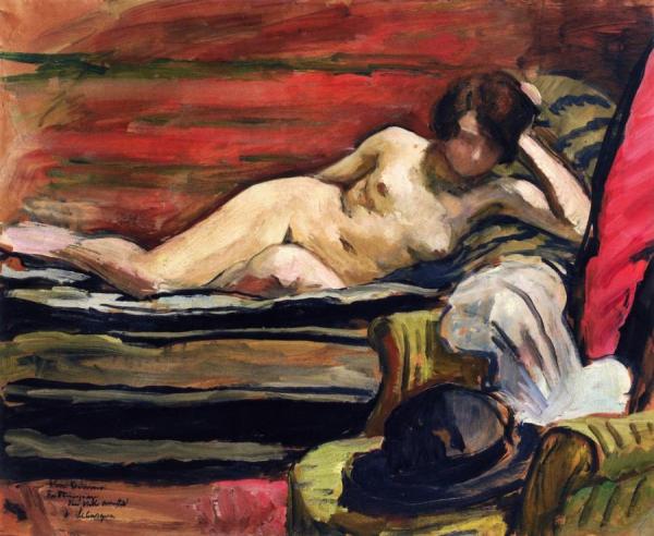 Nude On A Couch by Henri Lebasque