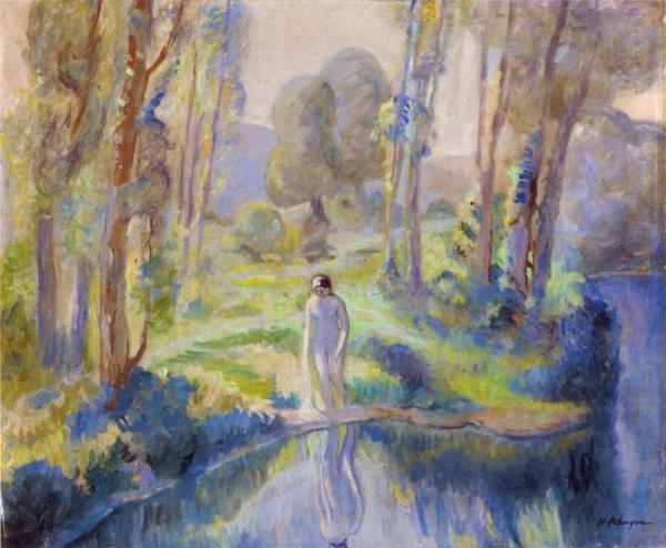 Nymph By The Lake by Henri Lebasque