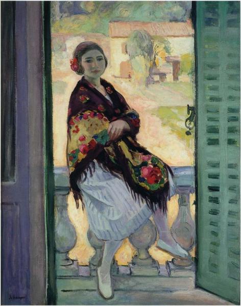 On The Balcony by Henri Lebasque
