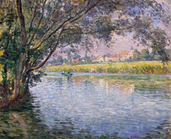 On The Banks Of The Marne by Henri Lebasque