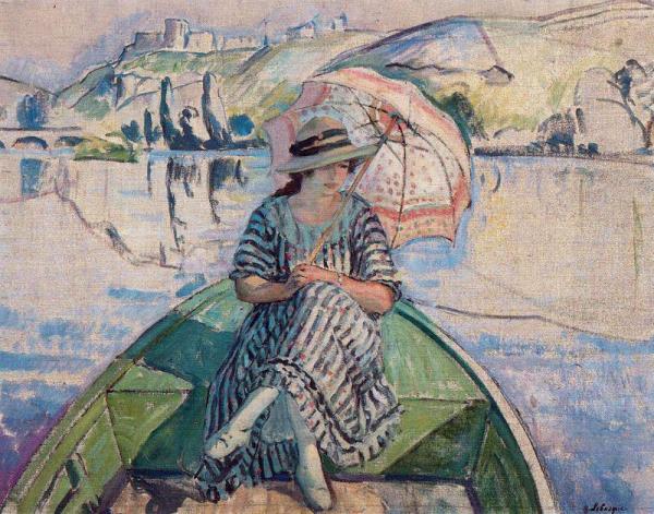 On The River Eau by Henri Lebasque