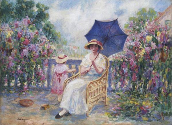 On The Terrace by Henri Lebasque