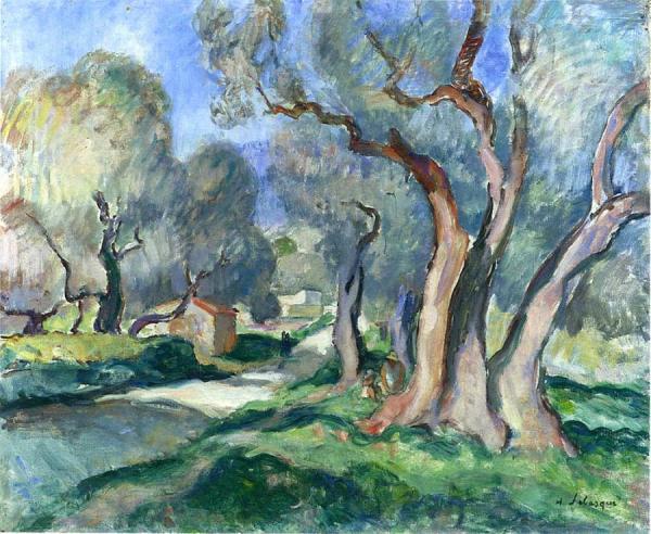Path Among Olive Trees by Henri Lebasque