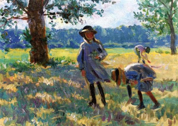 Picking Flowers by Henri Lebasque