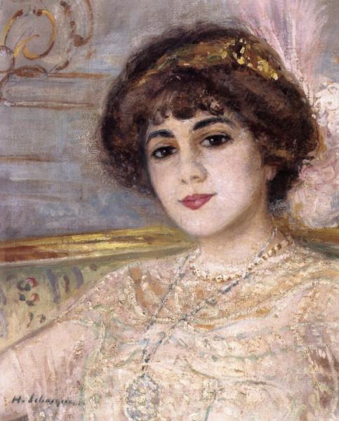 Portrait Of Blanche Norel by Henri Lebasque