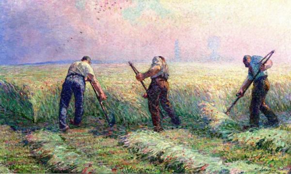 Reapers Near Lagny by Henri Lebasque