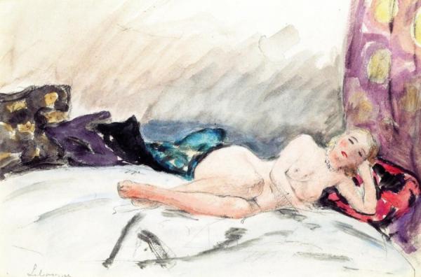 Reclining Nude by Henri Lebasque