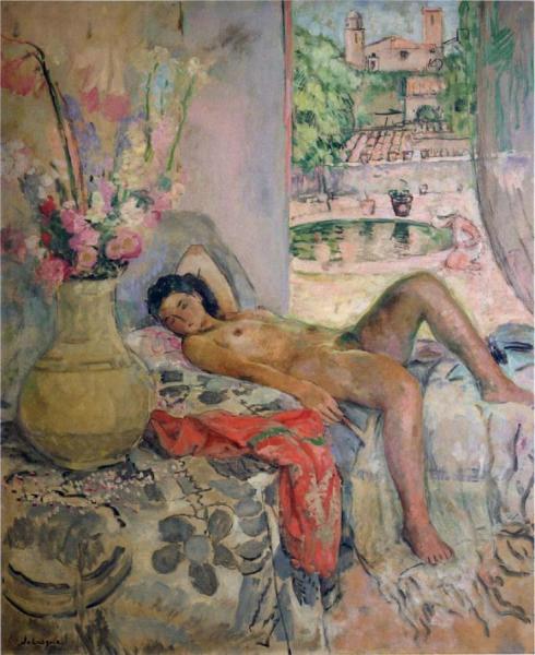 Reclining Nude by Henri Lebasque