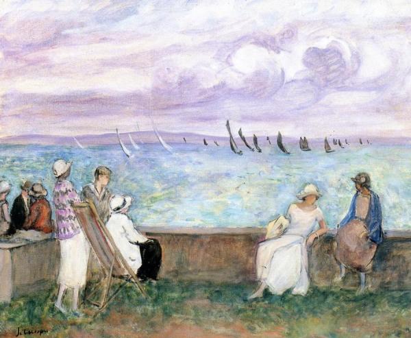 Regatta At Morgat by Henri Lebasque
