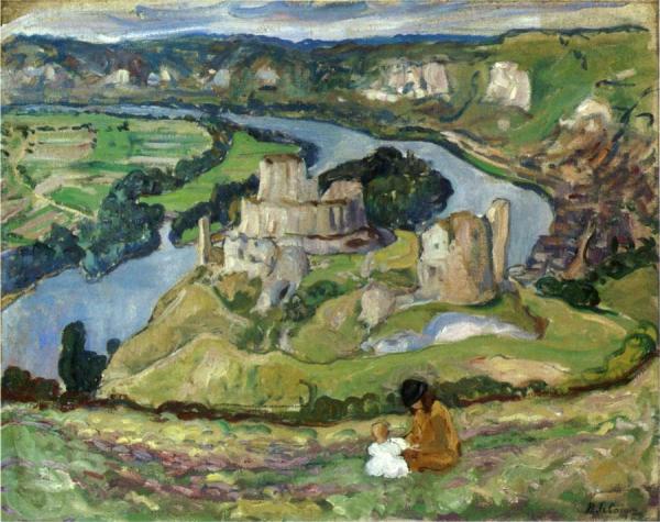 Ruins Of Chateau Galliard At Andelys by Henri Lebasque