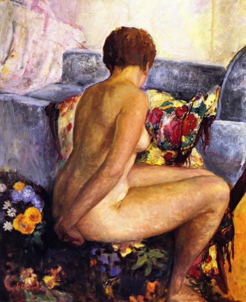 Seated Nude by Henri Lebasque