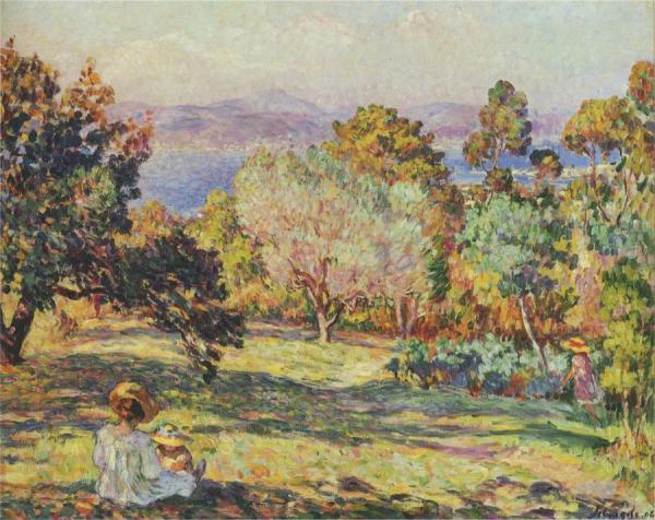 Summer Afternoon At Frejus by Henri Lebasque