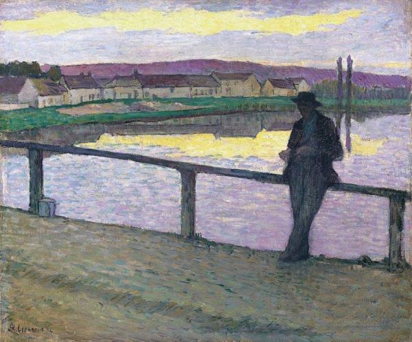 Sunset At Pont Aven by Henri Lebasque