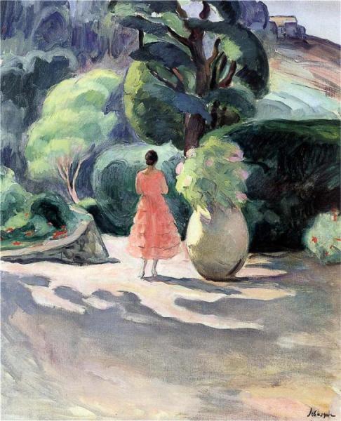 The Alley Of Jars At Pradet by Henri Lebasque Oil Painting Reproductions