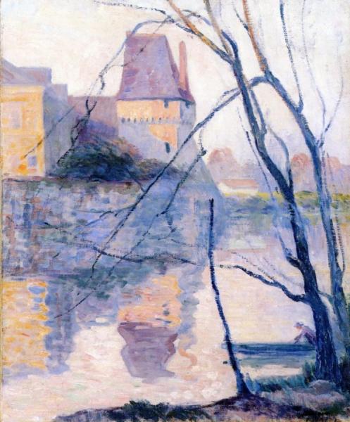 The Chateau Du Pierrefonds by Henri Lebasque