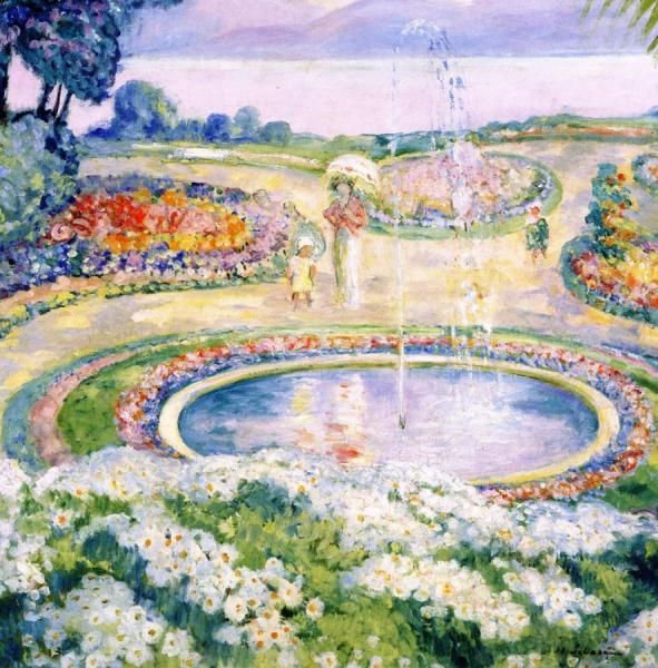 The Flower Garden by Henri Lebasque