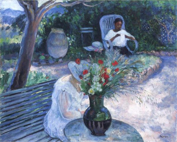 The Garden At Pradet by Henri Lebasque