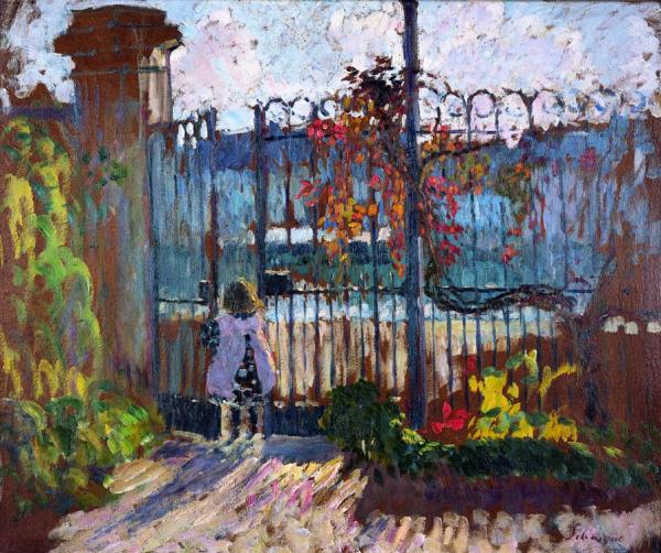 The Garden Gate At Lagny by Henri Lebasque Oil Painting Reproductions