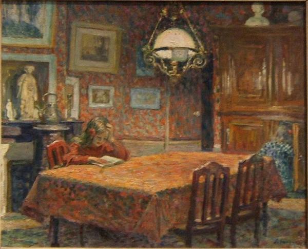 The Lamp by Henri Lebasque