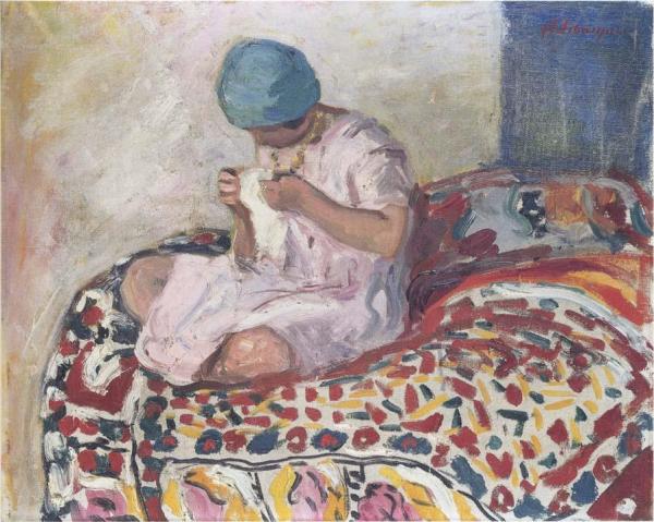 The Little Seamstress by Henri Lebasque