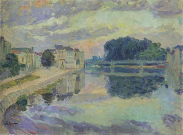 The Marne At Lagny by Henri Lebasque