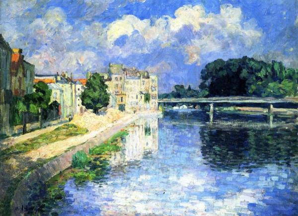 The Marne At Lagny by Henri Lebasque