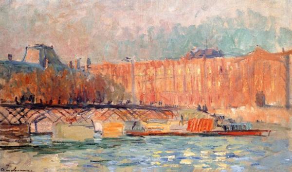 The Pont Des Arts, Paris by Henri Lebasque