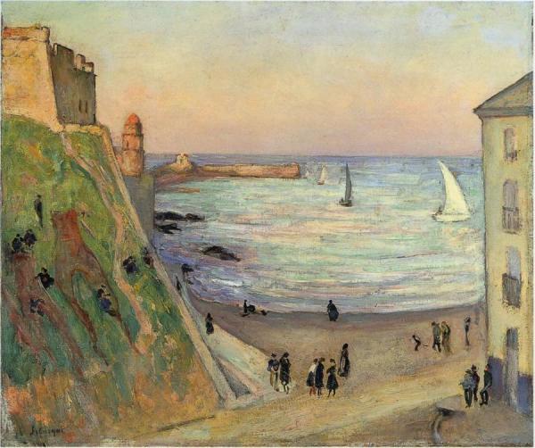 The Port At Collioure by Henri Lebasque